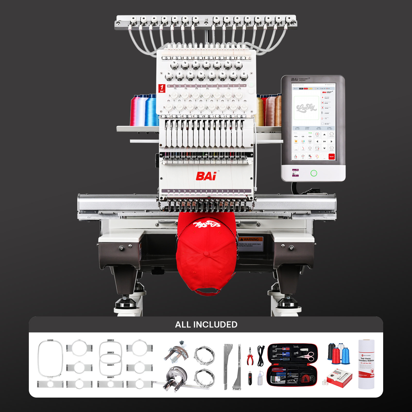 BAI-The-Mirror-1 BAI The Vision-2Heads Embroidery Machine
